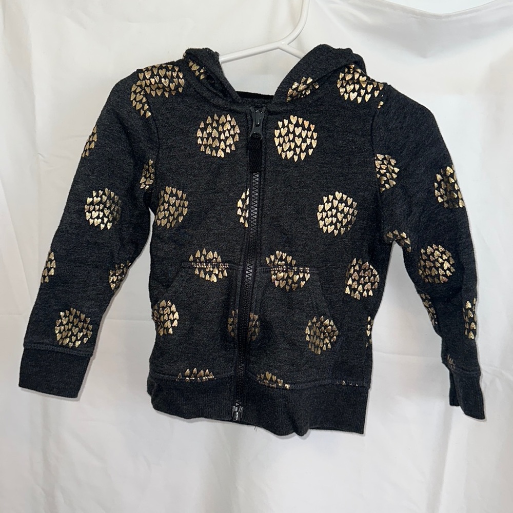 Cat & Jack 2T girls full zip hoodie